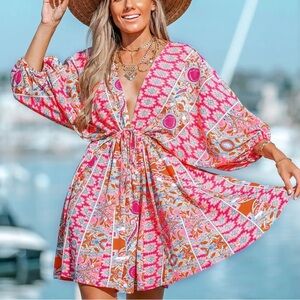 Cupshe Paisley Women's Mini Dress